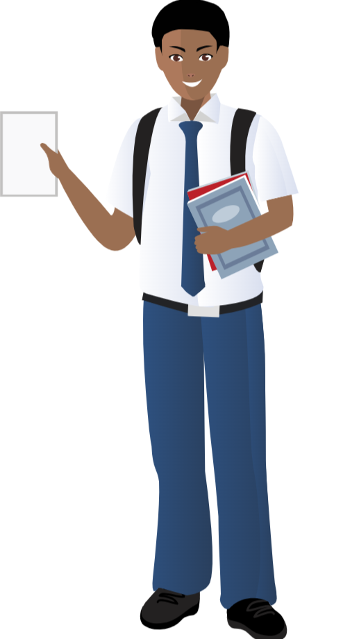 Learner taking part in peer ranking